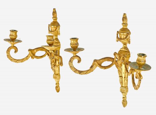 Alternative view of Wandlampen Klassizismus Appliken Schweden Louis XVI