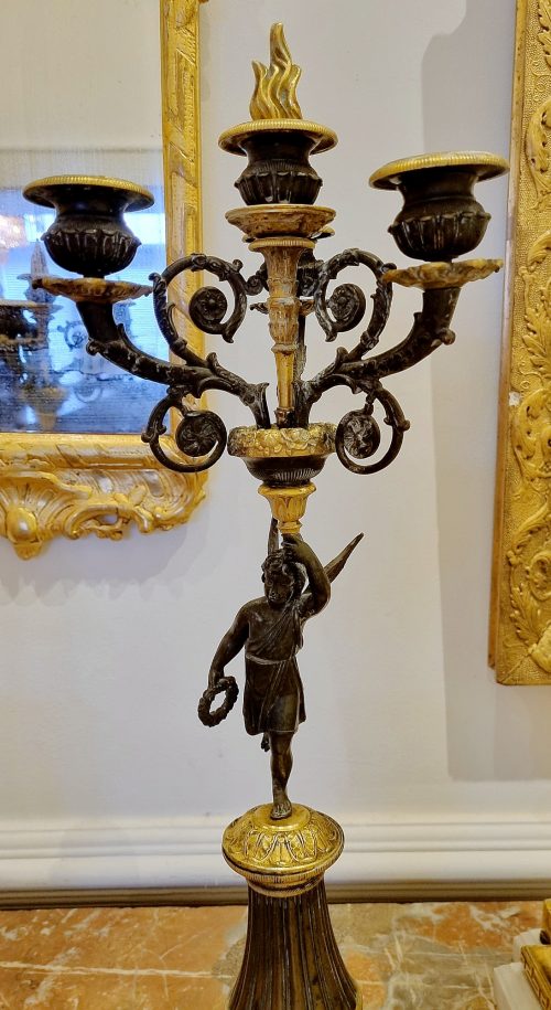 Alternative view of Kandelaber Girandolen Paar Frankreich Empire um 1820