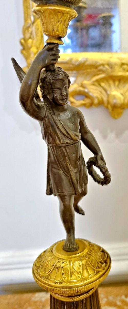 Kandelaber Girandolen Paar Frankreich Empire um 1820