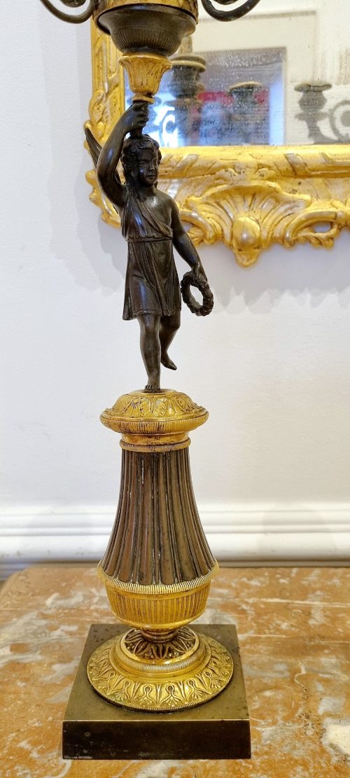 Kandelaber Girandolen Paar Frankreich Empire um 1820