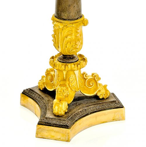 Alternative view of Kandelaber Paar Frankreich Empire um 1810 H. 55 cm