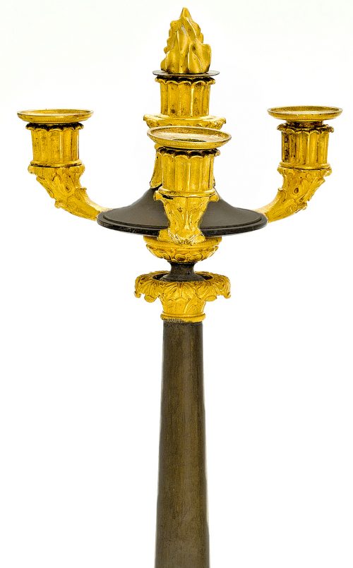 Kandelaber Paar Frankreich Empire um 1810 H. 55 cm