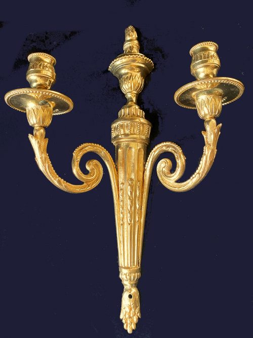 Alternative view of Wandlampen Klassizismus Appliken Frankreich Louis XVI um 1780