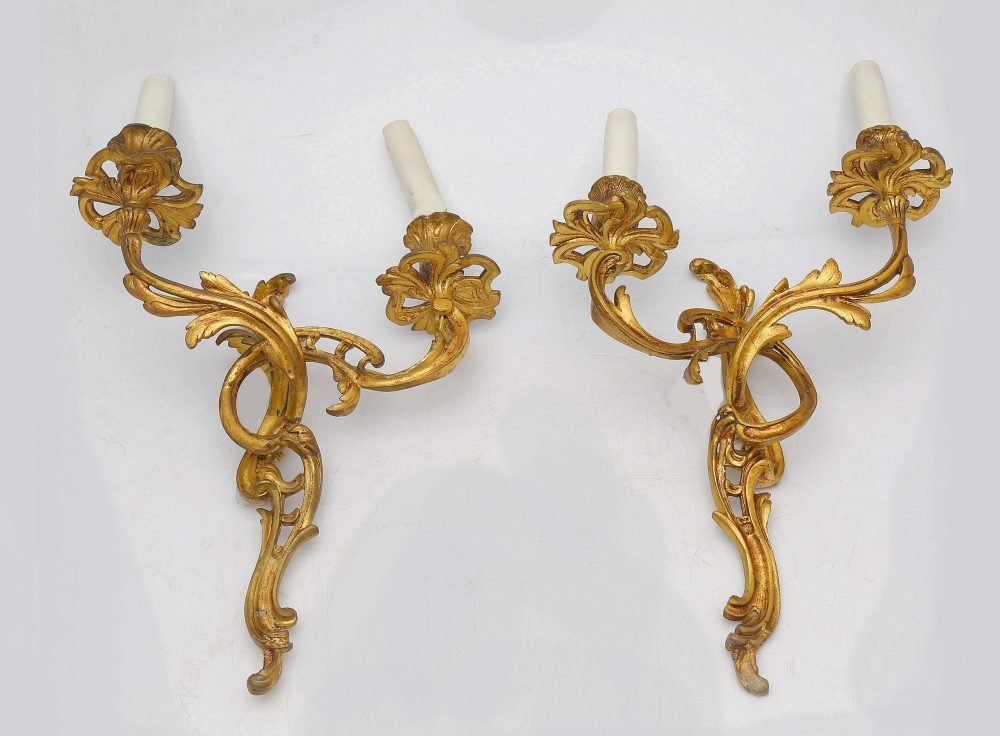 Wandlampen Rokoko Appliken Louis XV