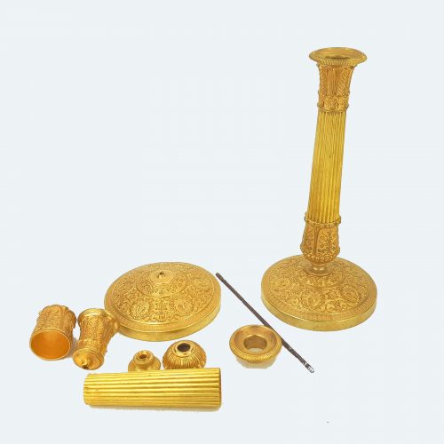 Kerzenleuchter Frankreich Empire um 1820 gestempelt GF Gérard-Jean Galle (1788-1846)