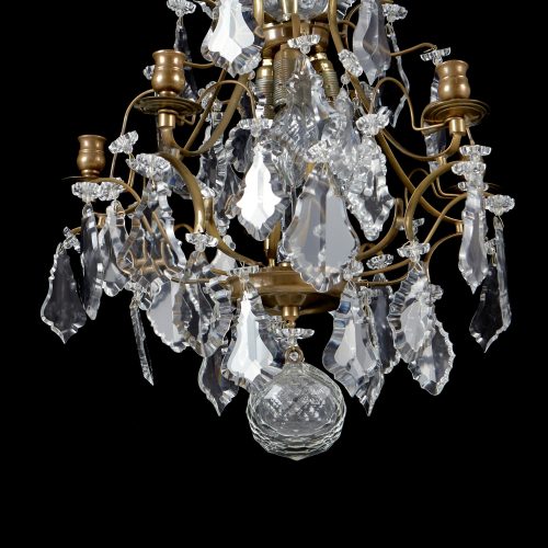 Kristallüster 2. Barock letztes Viertel 19.Jh. H. 65 cm