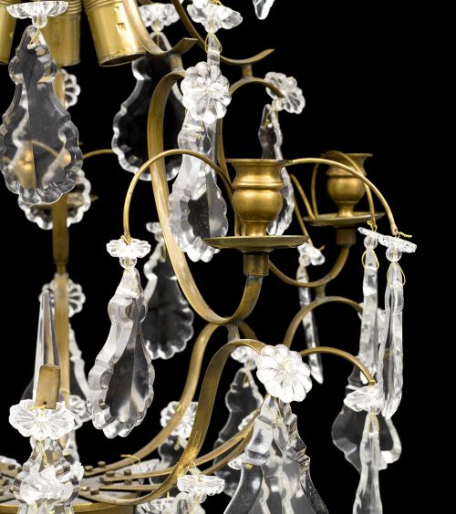 Alternative view of Kristallüster 2.Barock letztes Viertel 19.Jh. H. 80 cm