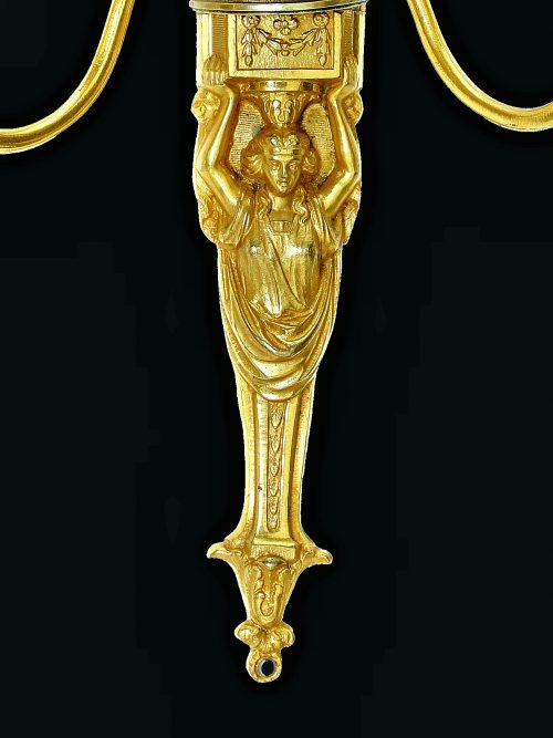 Paar Wandlampen Barock Appliken Frankreich Regence