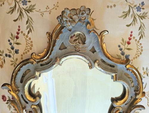Alternative view of Spiegel Rokoko Deutschland um 1750 H. 67 cm
