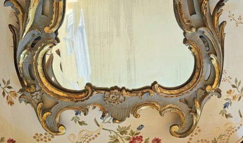 Spiegel Rokoko Deutschland um 1750 H. 67 cm