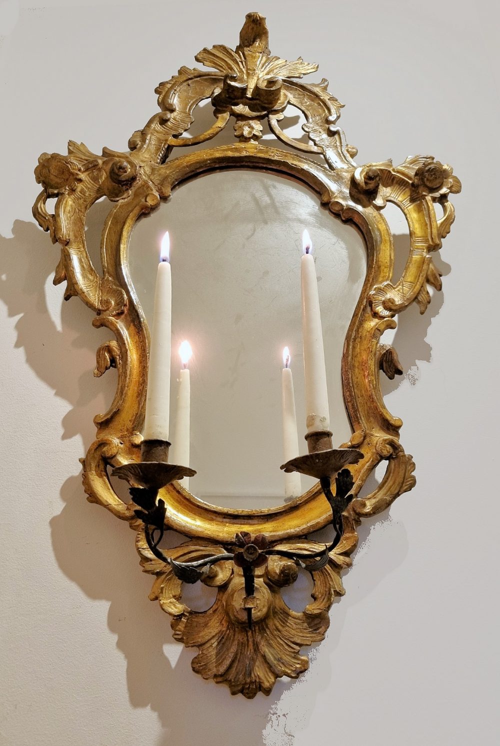 Spiegel Rokoko Louis XV Italien um 1765 H. 83 cm