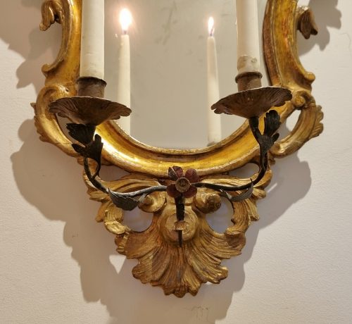 Spiegel Rokoko Louis XV Italien um 1765 H. 83 cm