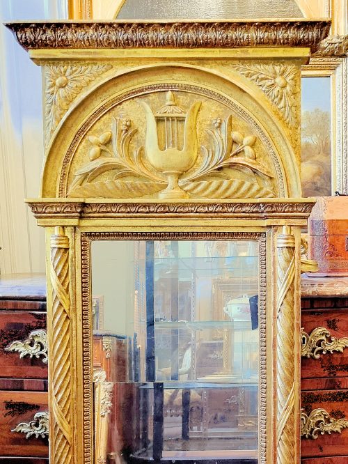 Alternative view of Spiegel Empire Schweden um 1825 H. 144 cm