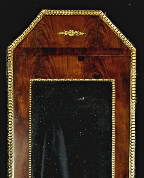 Spiegel Empire Pyramiden-Mahagoni H. 94 cm