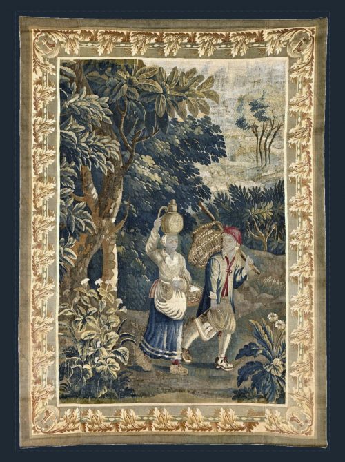 Tapisserie sogenannte Teniers-Tapisserie Flämisch Flandern um 1700