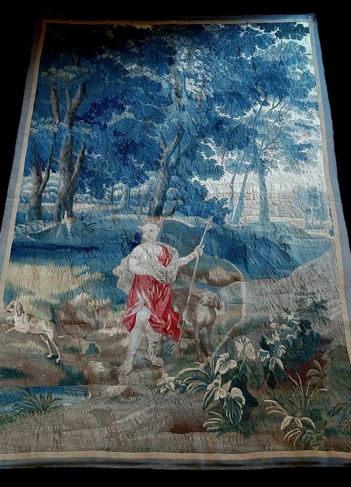 Tapisserie Frankreich Aubusson Diana 17./18.Jh.
