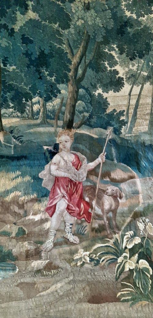 Tapisserie Frankreich Aubusson Diana 17./18.Jh.
