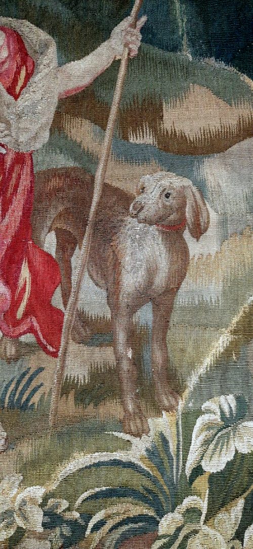 Tapisserie Frankreich Aubusson Diana 17./18.Jh.