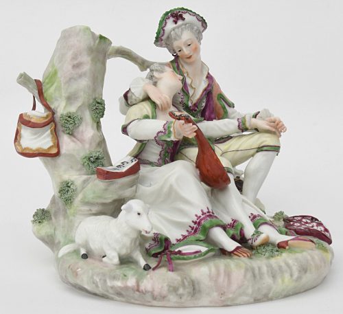 Schäfergruppe Schäferpaar Ludwigsburg Porzellan Johann Christoph Haselmeyer um 1770