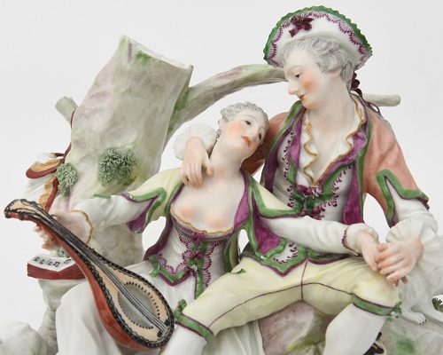 Schäfergruppe Schäferpaar Ludwigsburg Porzellan Johann Christoph Haselmeyer um 1770