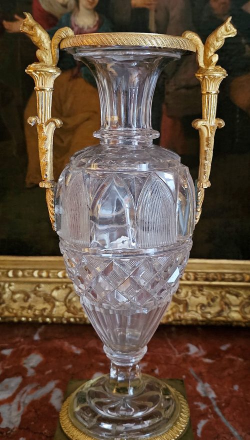 Vase Glas Empire Frankreich um 1800