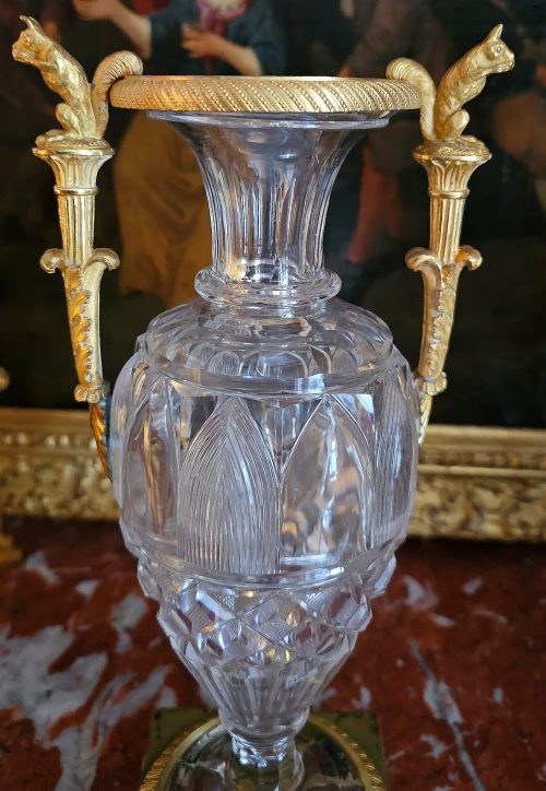 Vase Glas Empire Frankreich um 1800