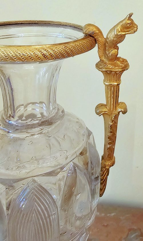 Vase Glas Empire Frankreich um 1800