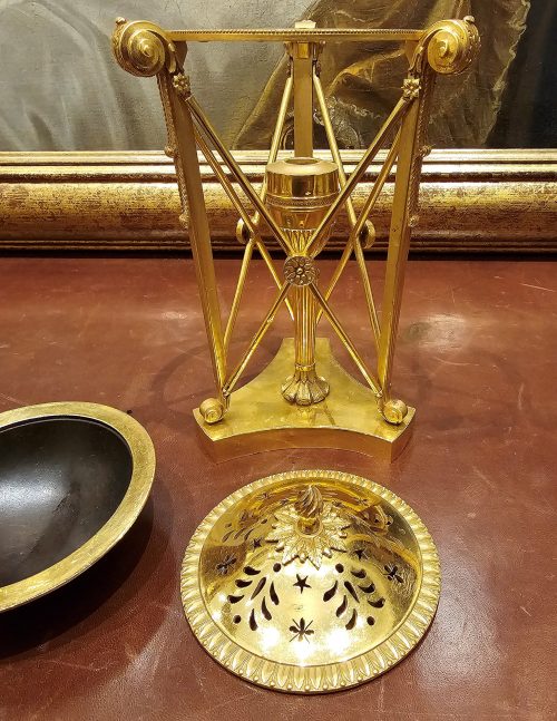 Brule Parfum Duftgefäß Potpourri Frankreich Empire um 1820