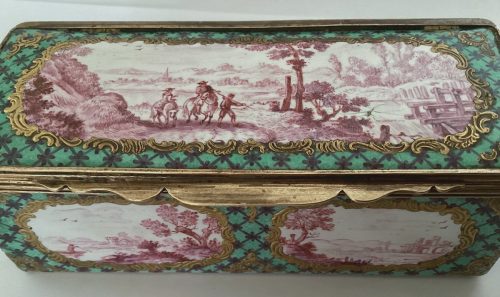 Tabatiere Email Andreas Bechdolff (1734-1807)