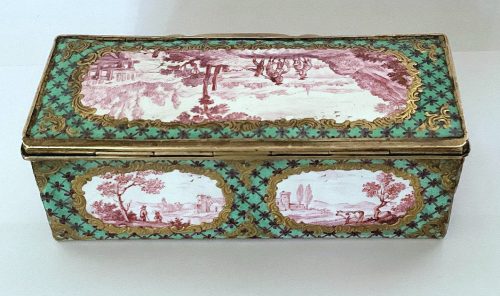 Tabatiere Email Andreas Bechdolff (1734-1807)