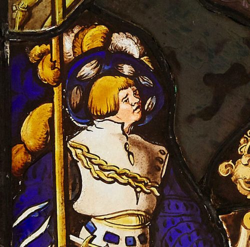 Glasgemälde wohl Westschweiz datiert 1520 Mittelalter Renaissance