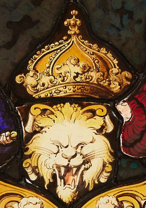 Glasgemälde wohl Westschweiz datiert 1520 Mittelalter Renaissance