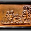 Kleines Holzrelief "Les Enfants Guerriers" Barock wohl Frankreich Louis XIV Ende 17.Jh.