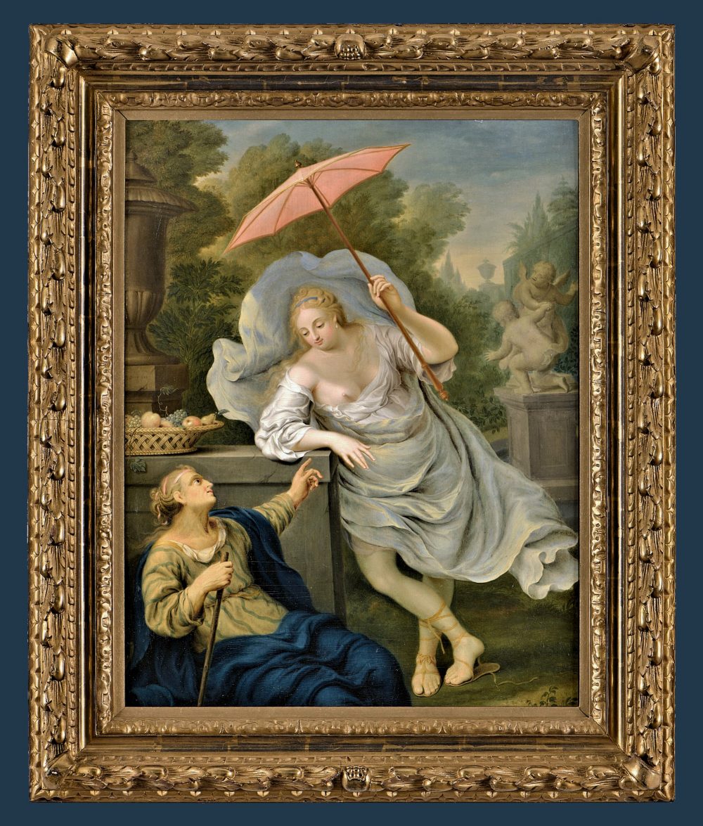 Gérard Wigmana 1673 Workum - 1741 Amsterdam Vertumnus und Pomona signiert