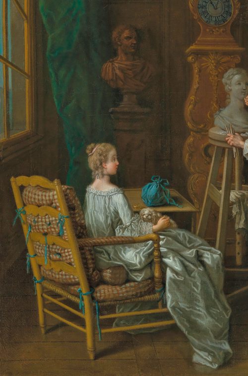 Étienne Jeaurat (Paris 1699–1789 Versailles) Im Bildhaueratelier signiert und datiert