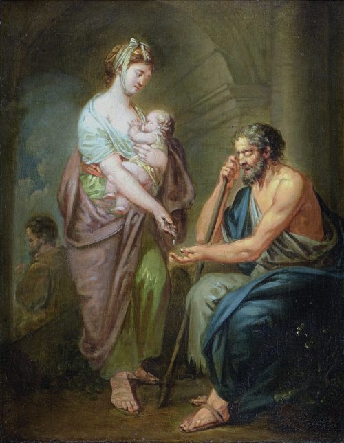 Alternative view of Meister 18.Jh. Januarius Zick Umkr. Allegorie auf die Wohltätigkeit