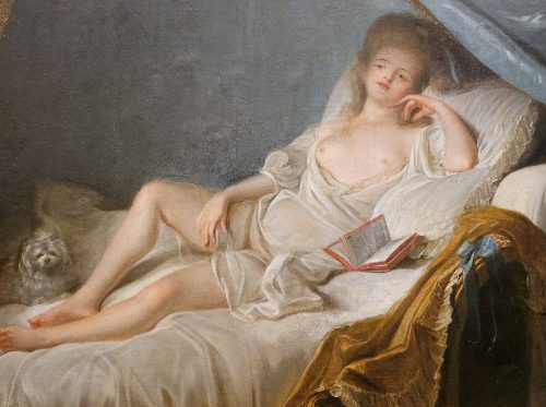 Alternative view of Jean Frédéric Schall (1752-1825) Im Boudoir - Hauptwerk  wohl für die „Geheime Galerie“ von Christian IV. Herzog von Zweibrücken