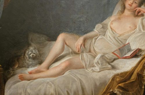 Jean Frédéric Schall (1752-1825) Im Boudoir - Hauptwerk wohl für die „Geheime Galerie“ von Christian IV. Herzog von Zweibrücken