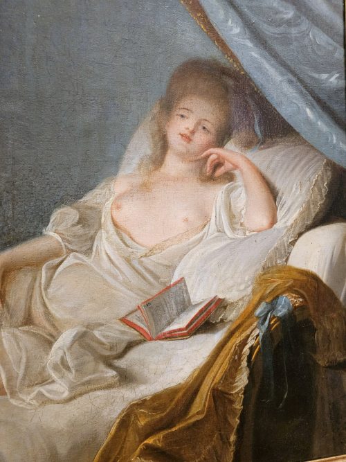 Jean Frédéric Schall (1752-1825) Im Boudoir - Hauptwerk wohl für die „Geheime Galerie“ von Christian IV. Herzog von Zweibrücken