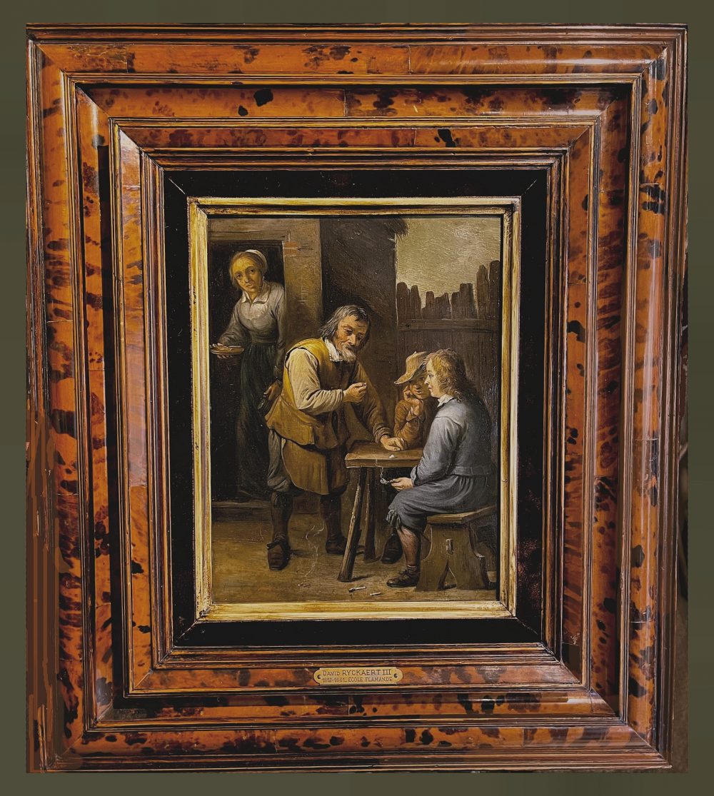 David Ryckaert auch David Ryck(h)aert bzw. Rijckaert III (1612 Antwerpen -1661 ebenda) Die Pfeifenraucher