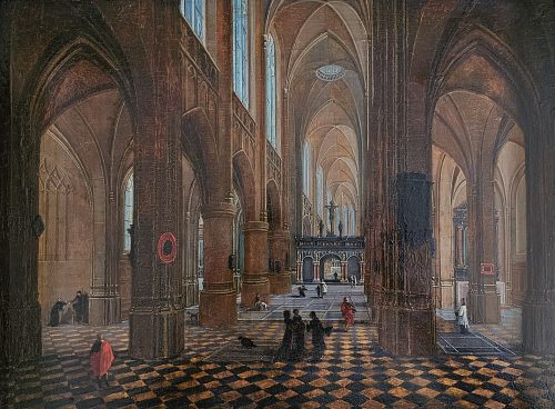 Alternative view of Johann Ludwig Ernst Morgenstern 1738-1819 Kircheninterieur