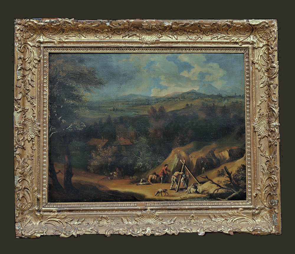 Roelant Roghman 1627-1692 attr.  Landschaft mit Figurenstaffage