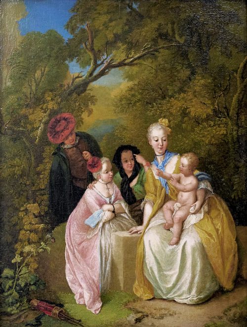 Alternative view of Dietricy Christian Wilhelm Ernst Dietrich auch Christian Guillaume Ernest Dietricy Der eingefangene Amor signiert