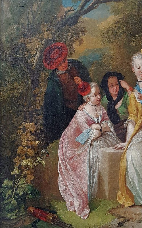 Dietricy Christian Wilhelm Ernst Dietrich auch Christian Guillaume Ernest Dietricy Der eingefangene Amor signiert