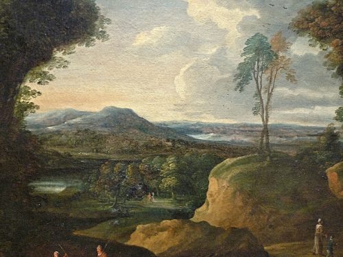 Adriaen Frans Boudewijns 1644-1719 attr. Weite Landschaft signiert