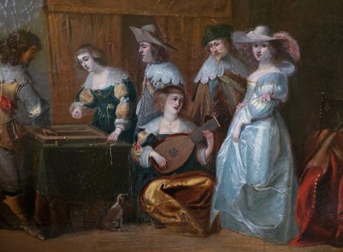 Alternative view of Palamedesz Anthonie Palamedesz. 1601-1673 attr. Vornehme Gesellschaft