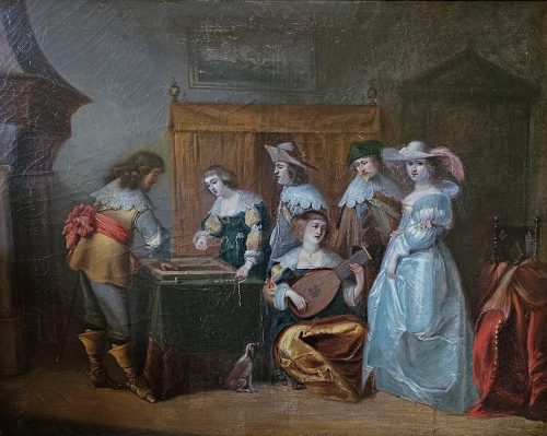 Palamedesz Anthonie Palamedesz. 1601-1673 attr. Vornehme Gesellschaft