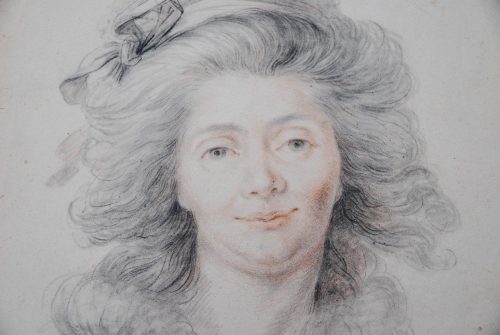 Alternative view of Jean-Baptiste Marie Pierre 1714-1789 Portrait einer Dame signiert