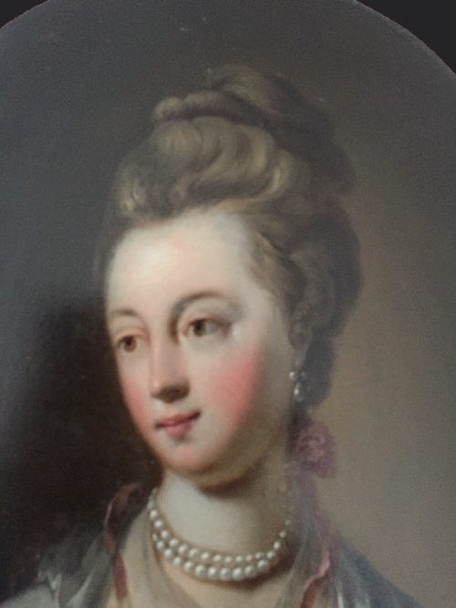 Jean-Baptiste Henri Deshays de Colleville 1729-1765 Portrait einer Dame