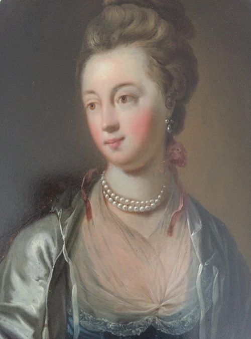 Jean-Baptiste Henri Deshays de Colleville 1729-1765 Portrait einer Dame
